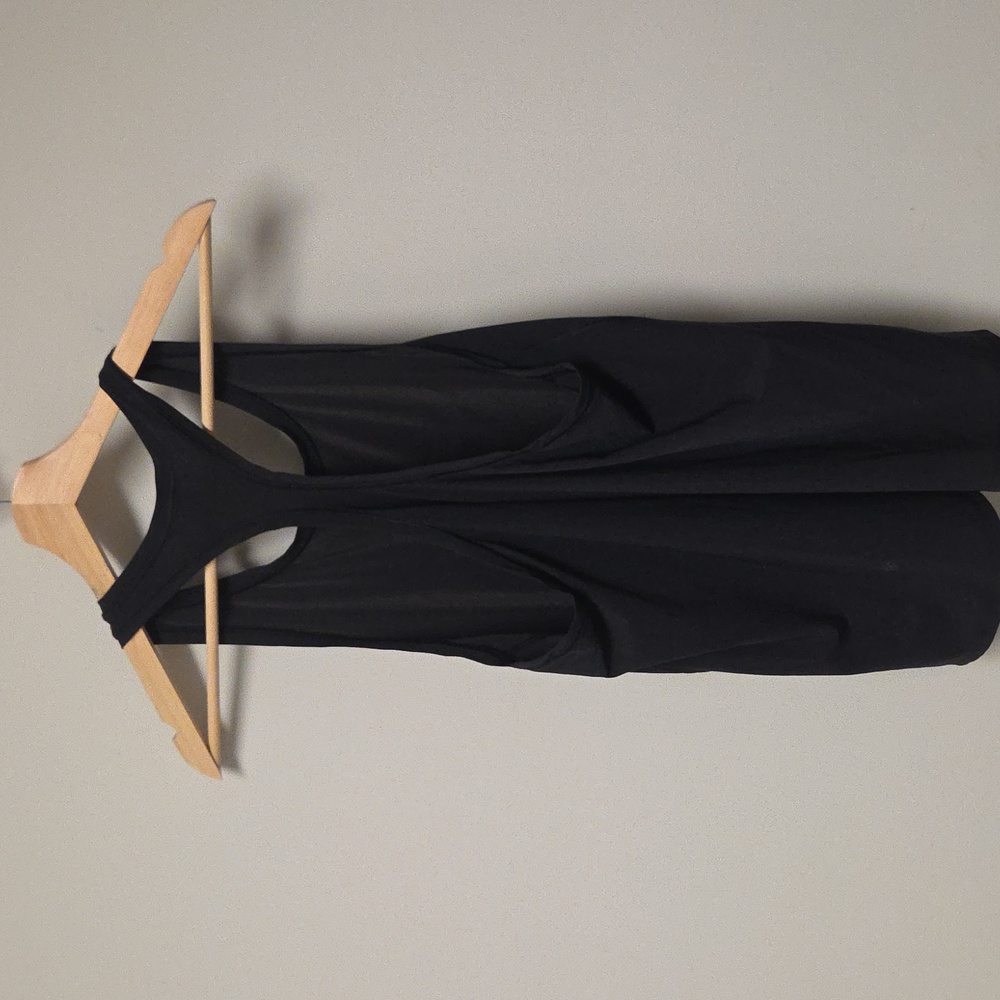 Athleta Women's Black Racerback Tank Top, Medium - Picture 4 of 4